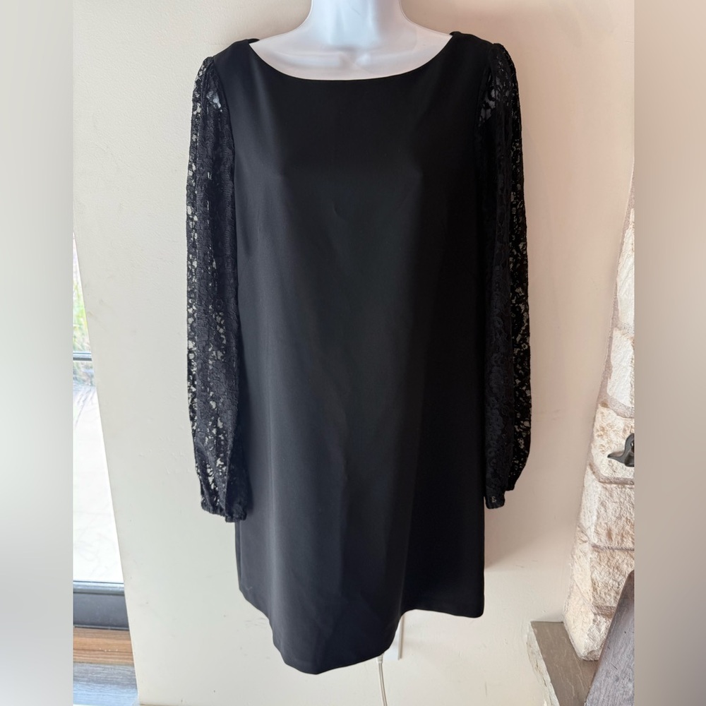 White House Black Market Lace Sleeve Cocktail Dress